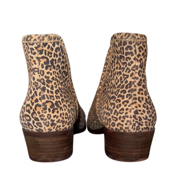 LUCKY BRAND Baley cheetah animal print ankle boots women’s size 8.5 8 1/2 - Picture 14 of 16
